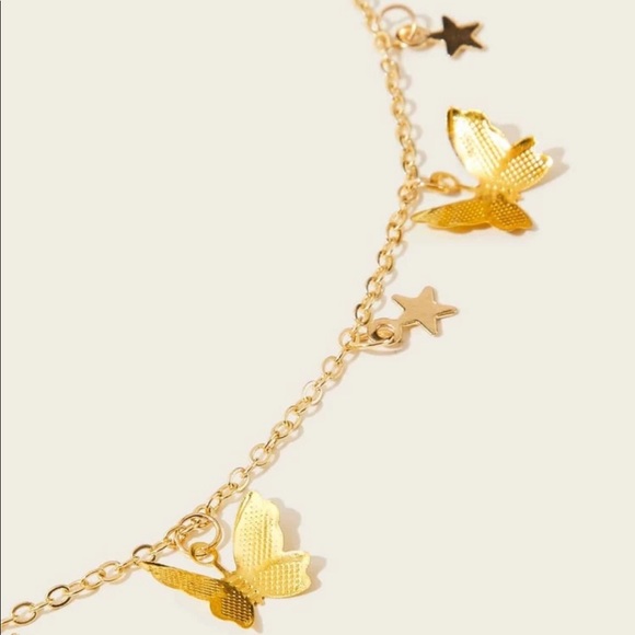 • Mariah • Butterflies + Stars Necklace - Picture 3 of 4